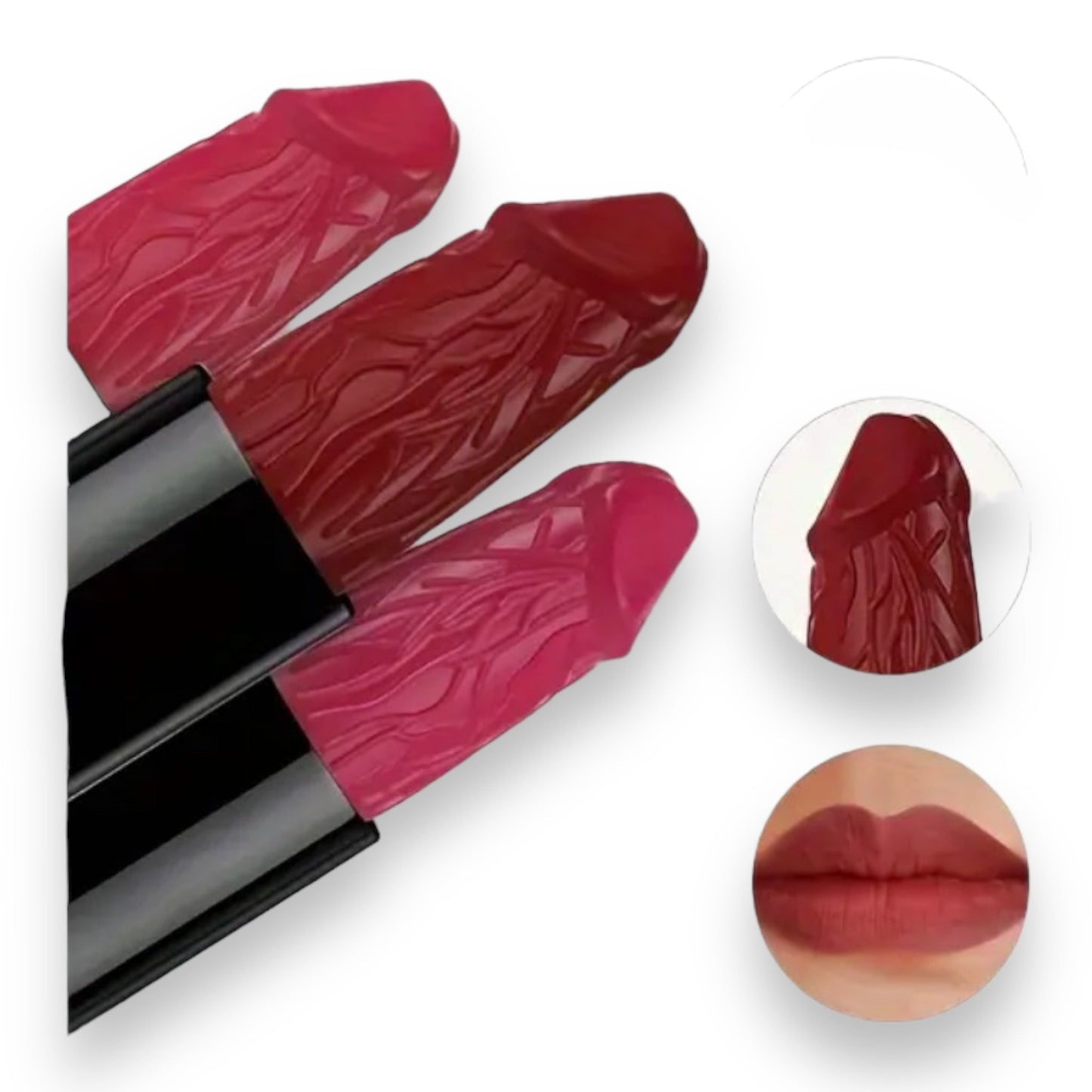 Lipstick Met Piemel Als Lippenstift In 6 Kleuren