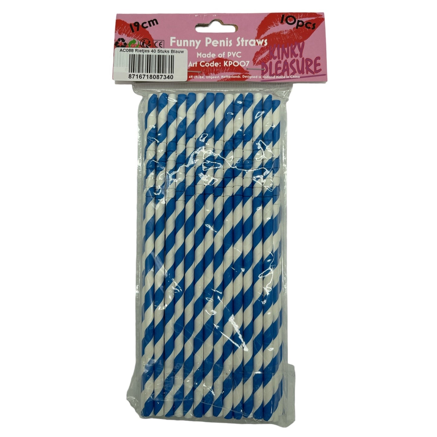 Papieren Rietjes 40 Stuks 6 Kleuren 20,5 cm