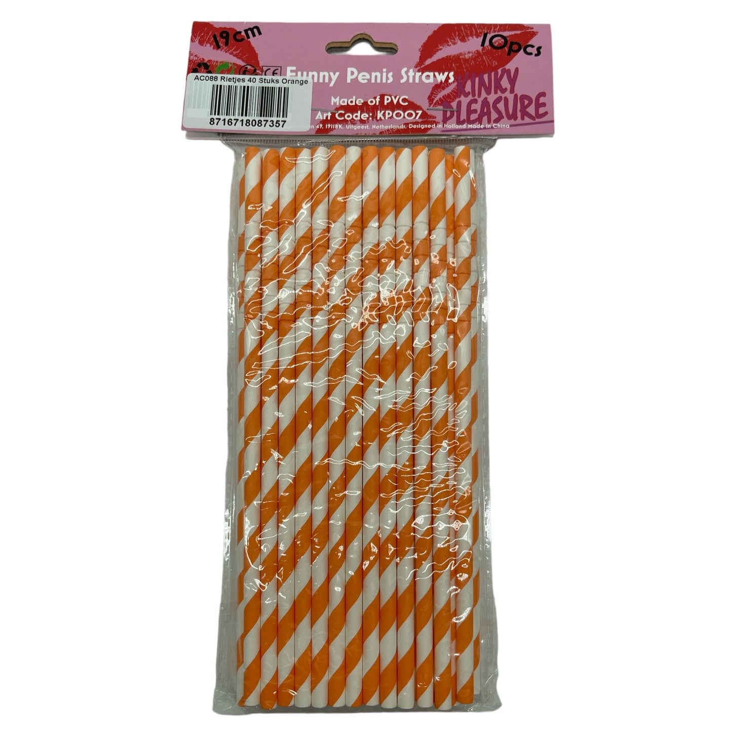 Papieren Rietjes 40 Stuks 6 Kleuren 20,5 cm