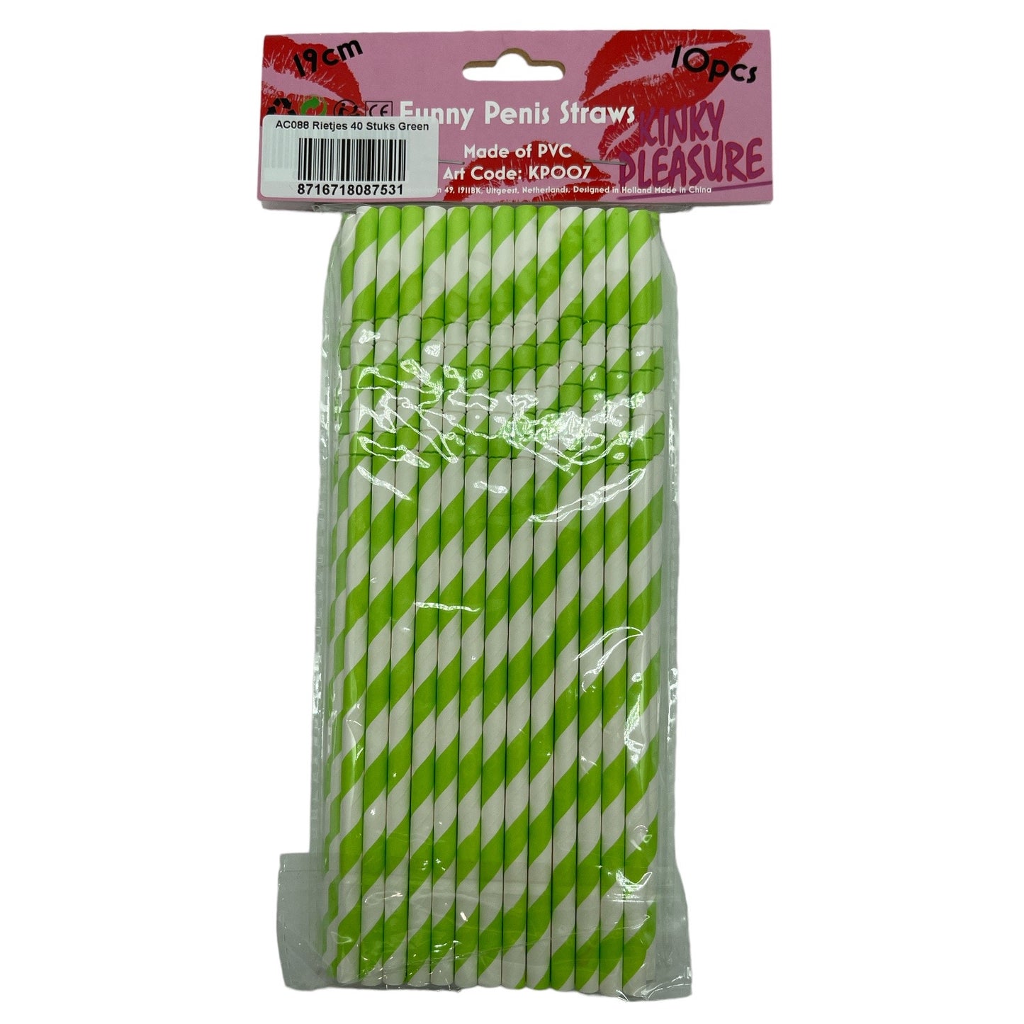 Papieren Rietjes 40 Stuks 6 Kleuren 20,5 cm