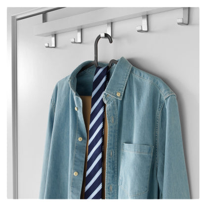 Durable and space-saving clothes hangers made from recycled material, 10 pieces