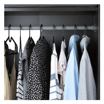 Duurzame en ruimtebesparende kleerhangers van gerecycled materiaal 10 Stuks