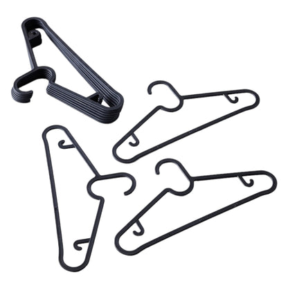 Durable and space-saving clothes hangers made from recycled material, 10 pieces
