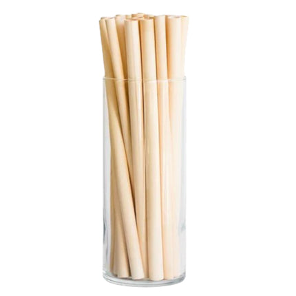 Duurzame Bamboe Rietjes Set van 10 stuks, 20cm lang Diameter van 10mm