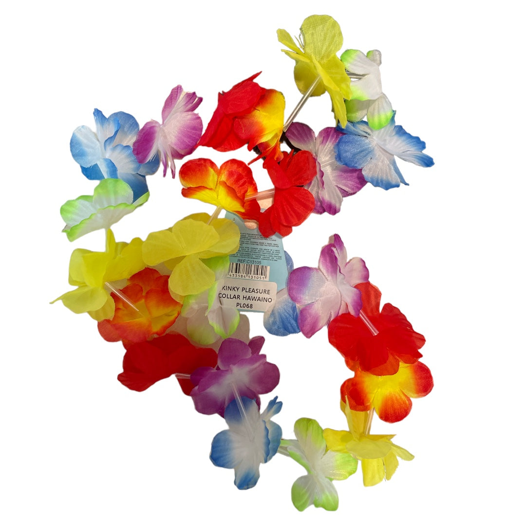 Hawaiian Aloha Wreath Rainbow Colors 45cm 