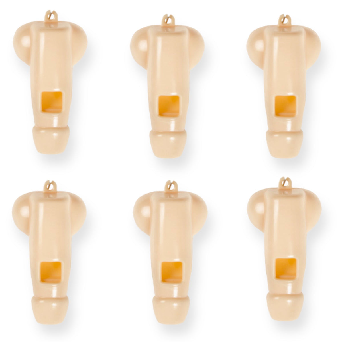 Piemel Fluitjes Beige - 6 stuks