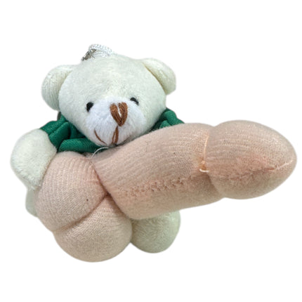 Pluche Sleutelhanger met Beer en Penis Ondeugend Detail