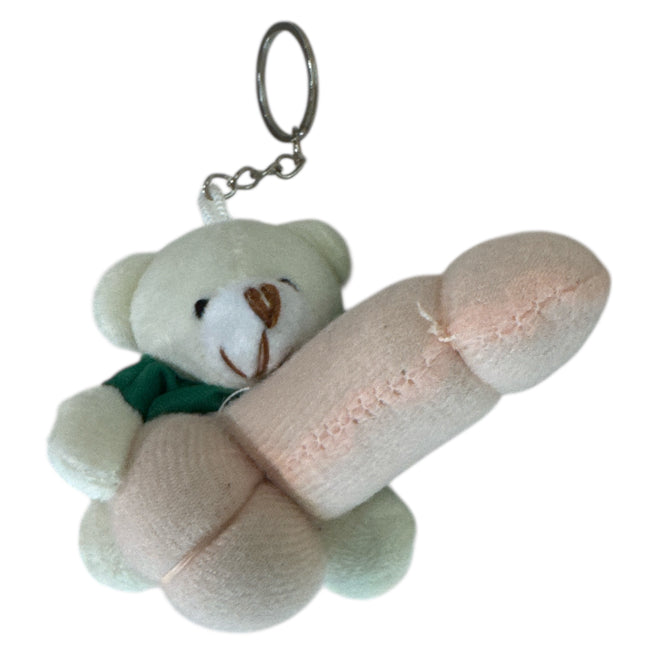 Pluche Sleutelhanger met Beer en Penis Ondeugend Detail