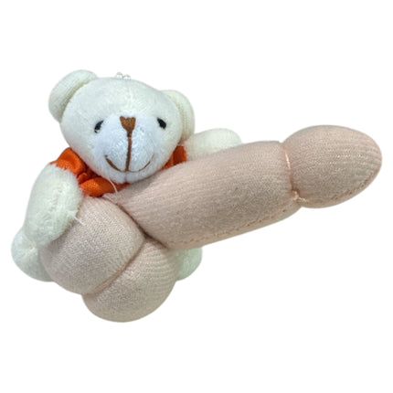 Pluche Sleutelhanger met Beer en Penis Ondeugend Detail