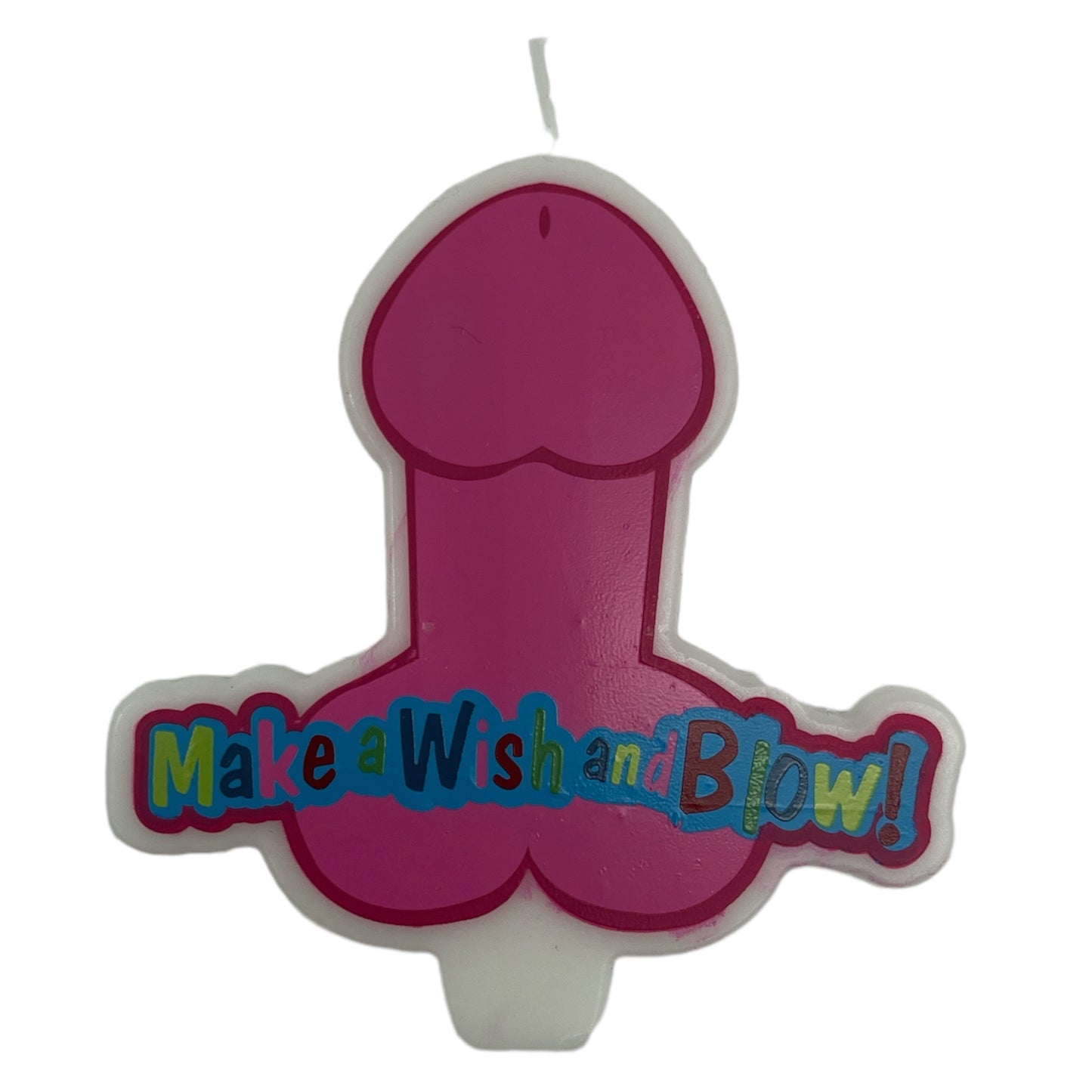 Dick Birthday Candle - Make a wish and blow!