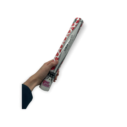 Create a festive atmosphere with the Red Hearts Confetti Cannon 40cm