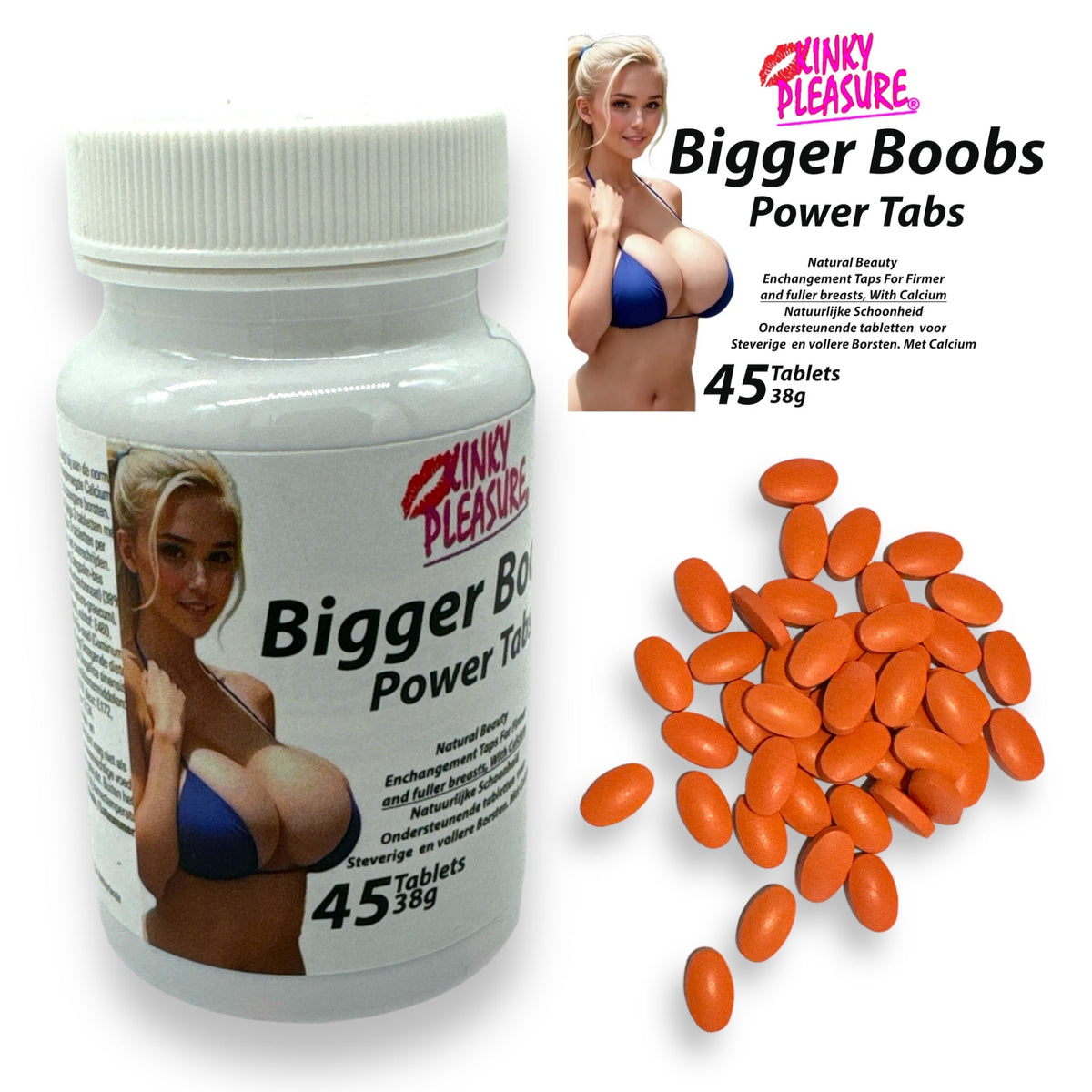 Bigger Boobs Power Tabs 45 tabletten