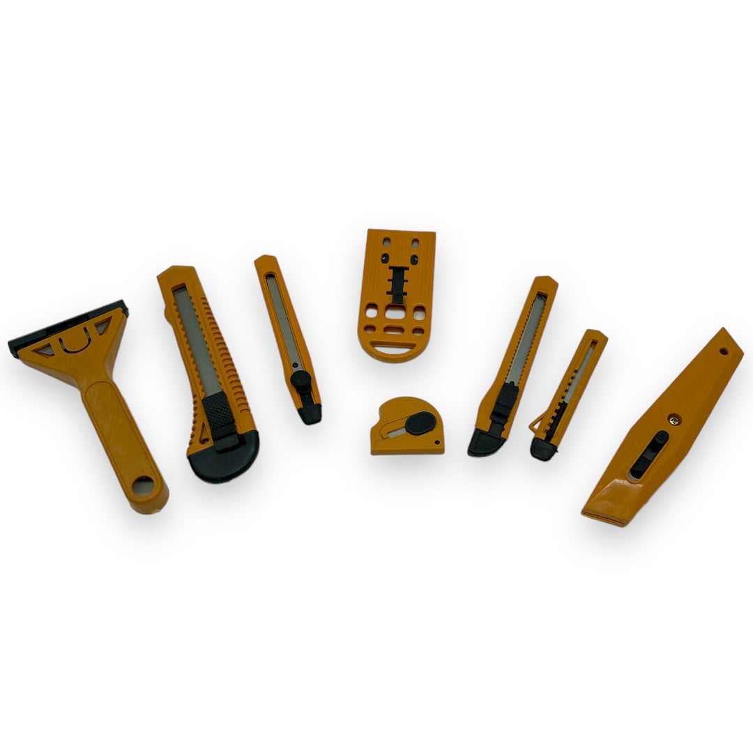 Warehouse Knife Set 8 Pieces Yellow