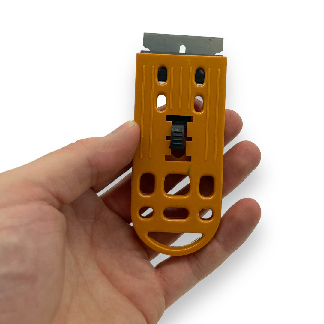 Veelzijdige Magazijn Messen Set - 8 Stuks Geel - Perfect voor Diverse Toepassingen