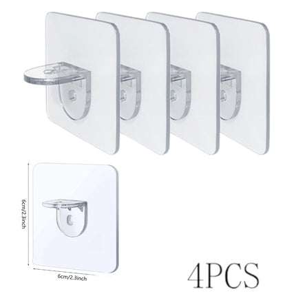 Sticker Plank Houder 55x55mm 4 + 1 Gratis