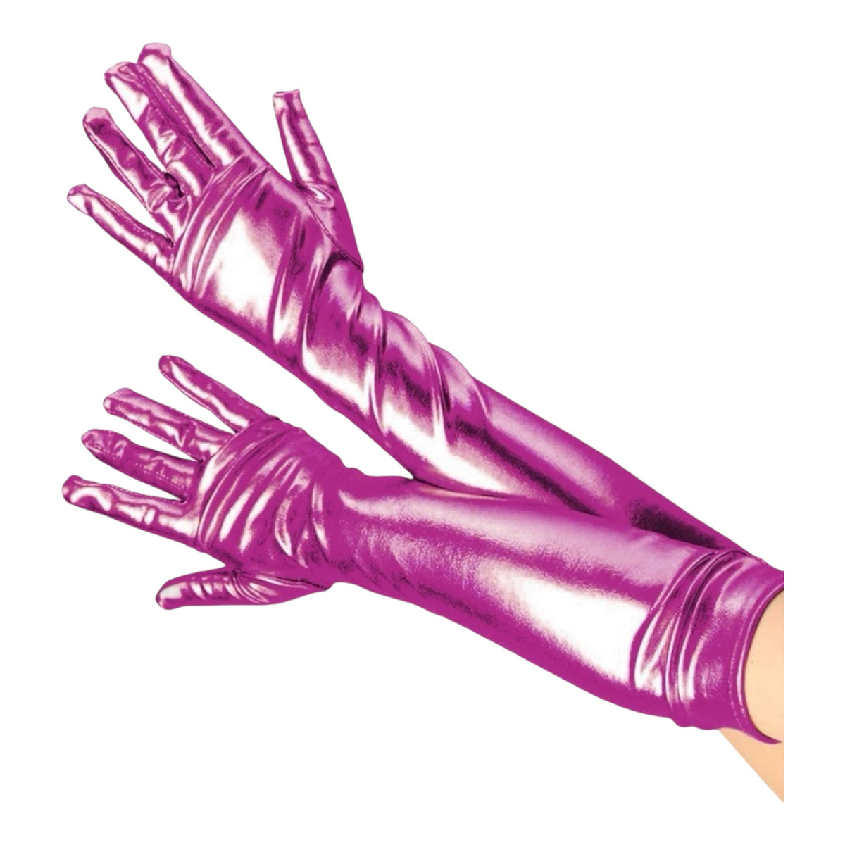 Lange Handschoenen Paars Wetlook