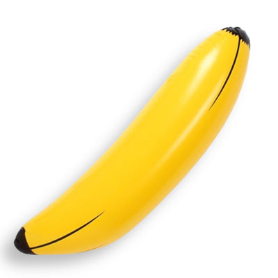 Aufblasbare Banane 70 cm – Gelb mit realistischen Details