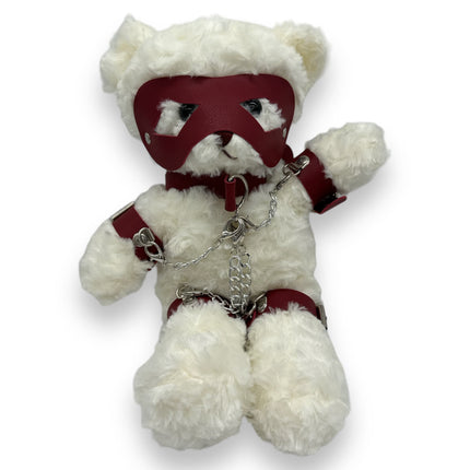 Teddy Bear Met Bondage Outfit - Verkrijgbaar in Bruin en Wit
