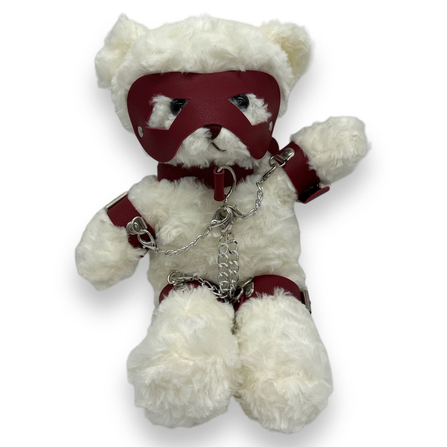 Teddy Bear Met Bondage Outfit - Verkrijgbaar in Bruin en Wit