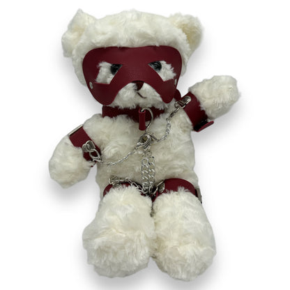 Teddy Bear Met Bondage Outfit - Verkrijgbaar in Bruin en Wit