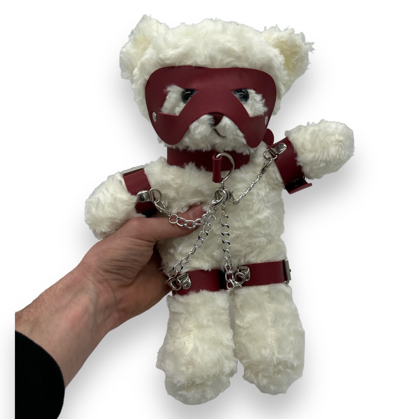 Teddy Bear Met Bondage Outfit - Verkrijgbaar in Bruin en Wit