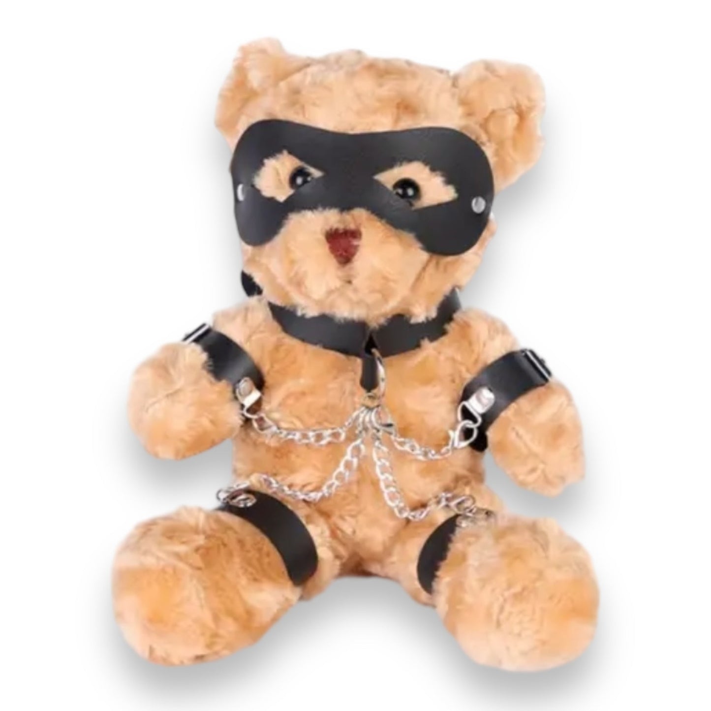 Teddy Bear Met Bondage Outfit - Verkrijgbaar in Bruin en Wit