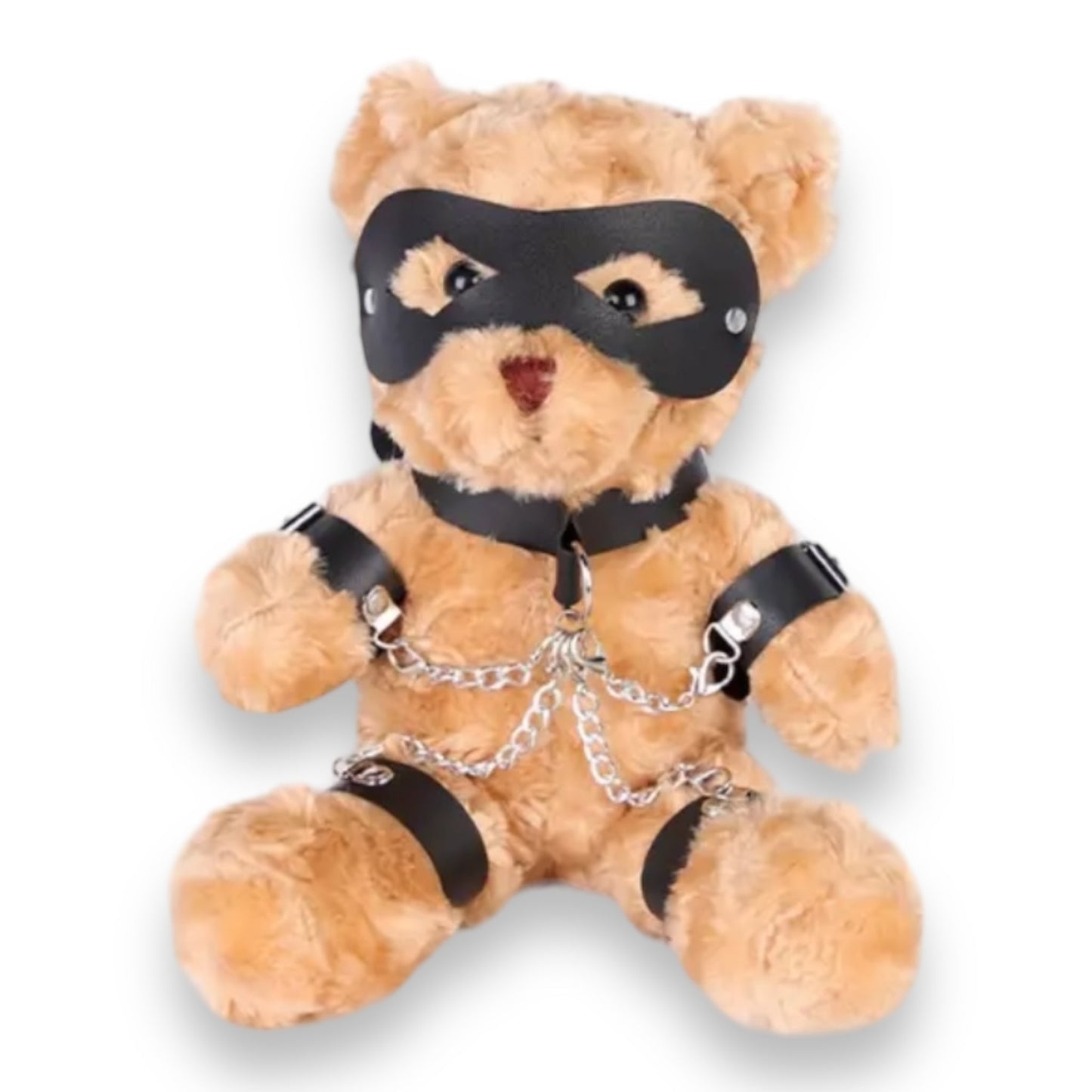 Teddy Bear Met Bondage Outfit - Verkrijgbaar in Bruin en Wit