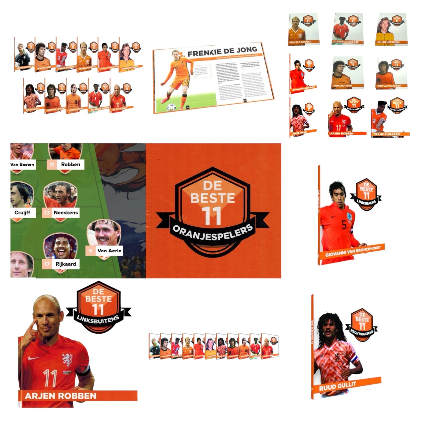 De Beste 11 Voetballers Collectie - De Ultieme Boekencollectie over het Legendarische Nederlands Elftal
