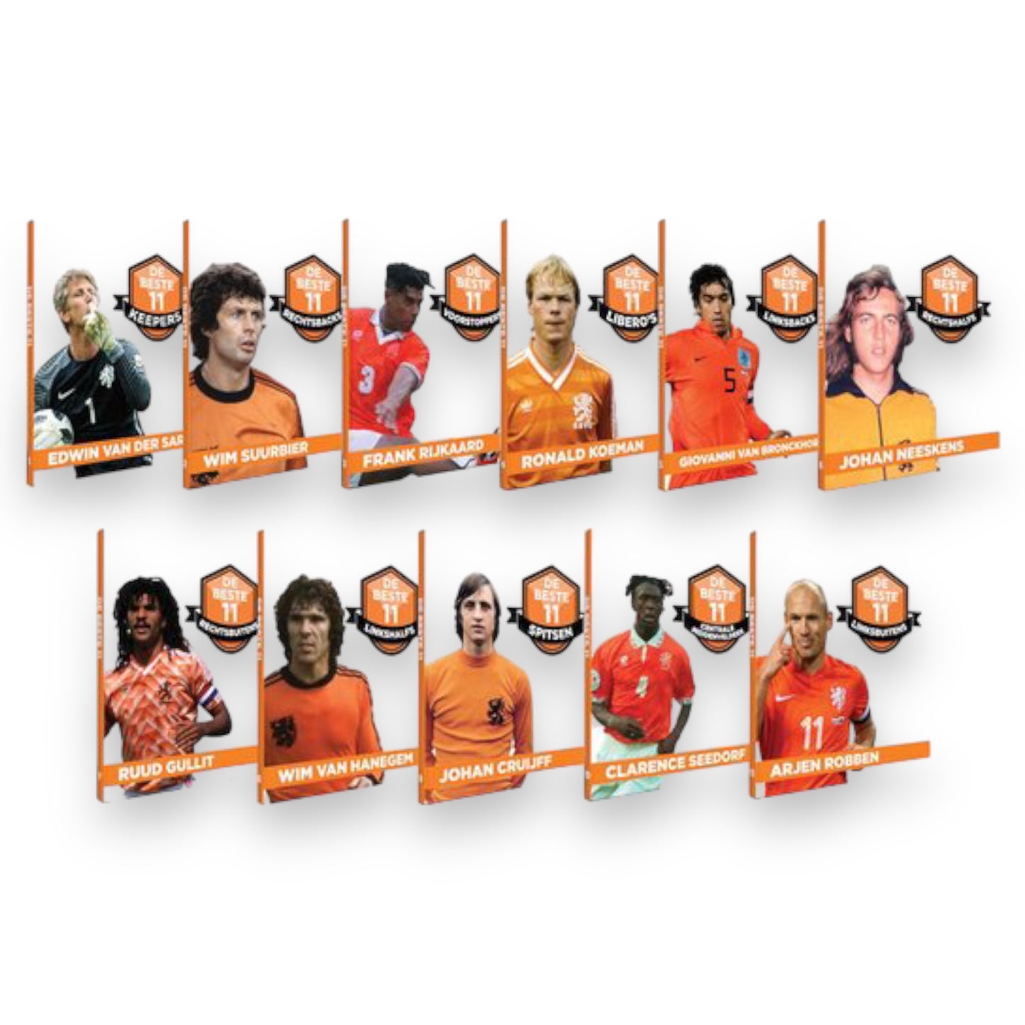 De Beste 11 Voetballers Collectie - De Ultieme Boekencollectie over het Legendarische Nederlands Elftal