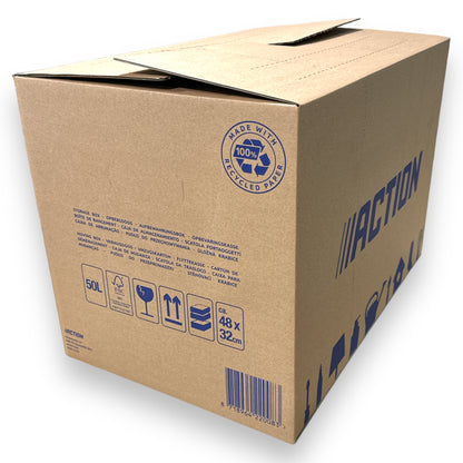 Action Verhuisdoos - Duurzame en Ruime Oplossing voor al je Verhuisbehoeften 480x430x330mm 50L