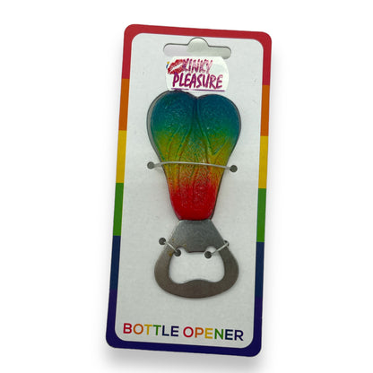 Funny Metal Bottle Opener - Ball Bag Design Rainbow