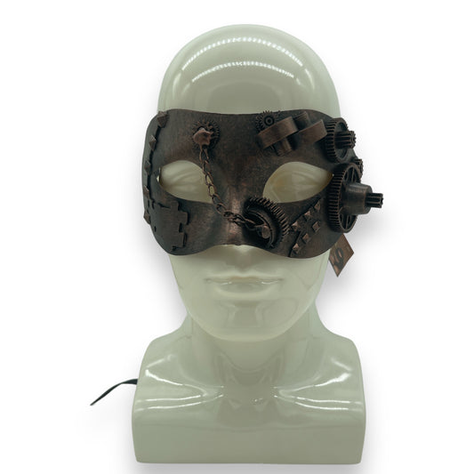 Steampunk Mask in Copper Color Model: Geneva