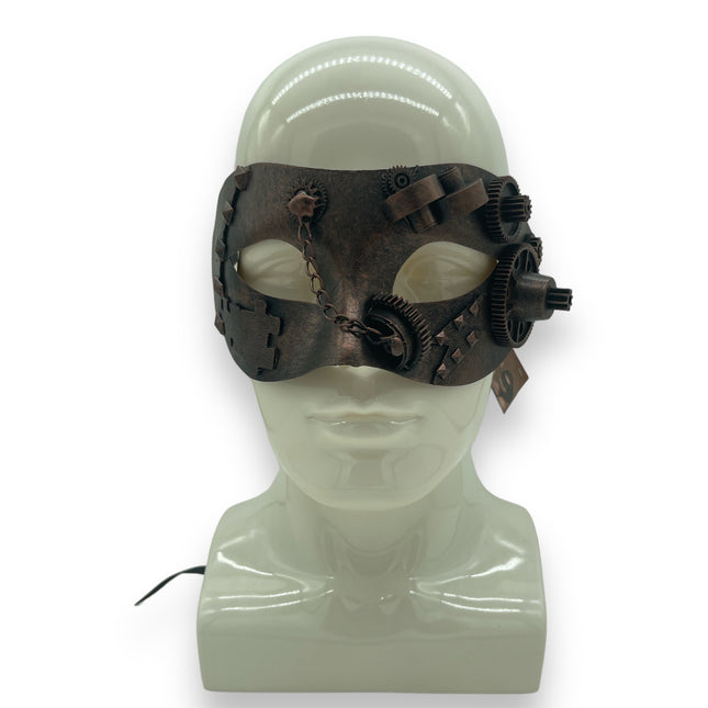 Steampunk Masker in Koperkleur Model: Geneva