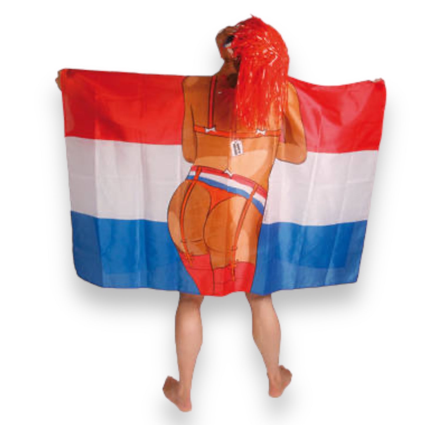 Nederlandse Vlag Poncho - "Sexy Lady" Editie