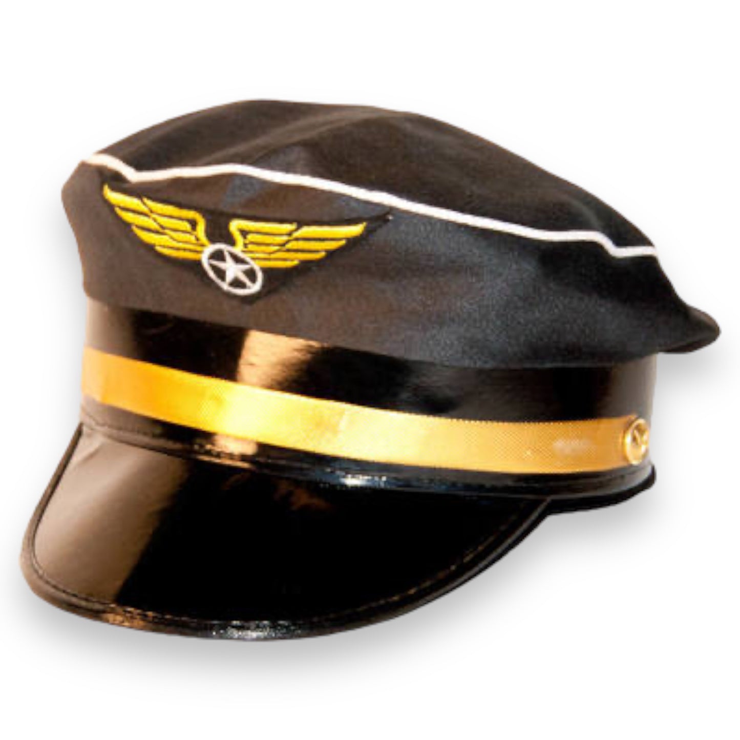 Black Pilot Cap - The Sky Is Your Domain