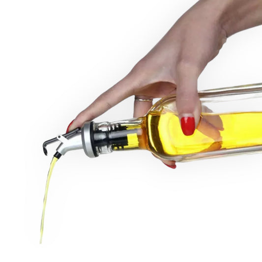 Make Pouring Vinegar Easy and Drip-Free with the Silver Mouth Bottle Attachments 3 Pieces