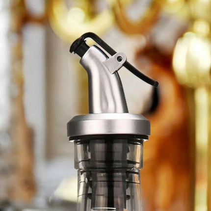Make Pouring Vinegar Easy and Drip-Free with the Silver Mouth Bottle Attachments 3 Pieces
