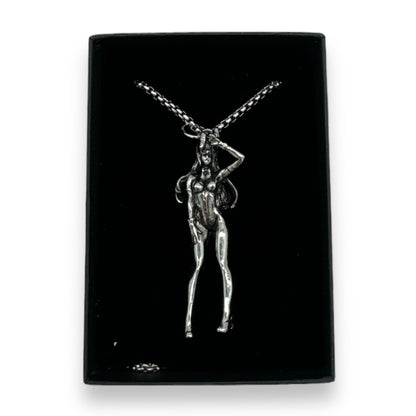 Sexy Women Necklace with Exclusive Feminine Pendant - Seductive Accessory for Elegant Style