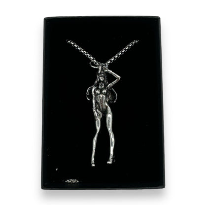 Sexy Vrouwen Ketting met Exclusieve Vrouwelijke Hanger - Verleidelijke Accessoire voor Elegante Stijl