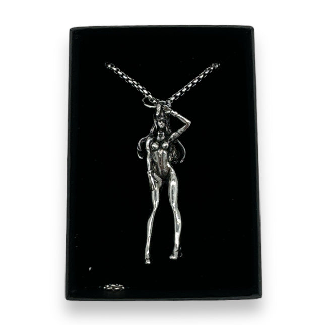 Sexy Vrouwen Ketting met Exclusieve Vrouwelijke Hanger - Verleidelijke Accessoire voor Elegante Stijl