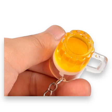 Mini Bierglas Sleutelhanger – Realistisch Design