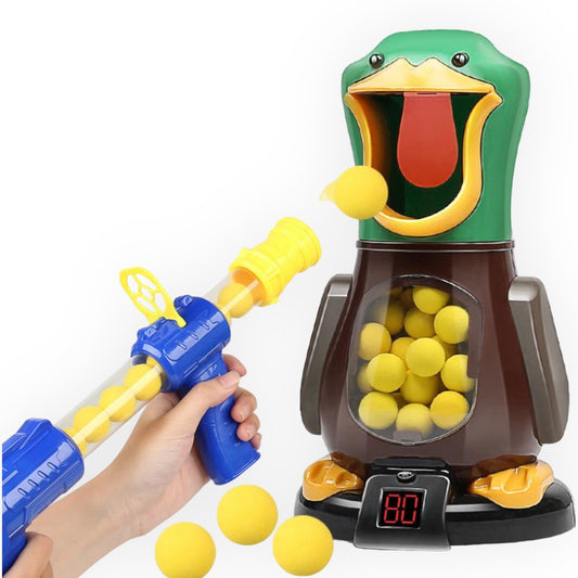 Shoot The Duck and Earn Points - The Ultimate Toy Shooting Game! 1 Piece with 2 Pistols