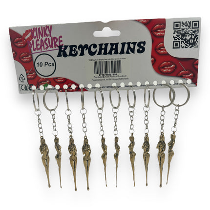 Elegant Female Figure Keychains