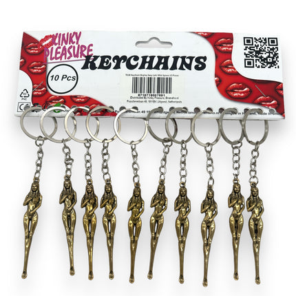 Elegant Female Figure Keychains