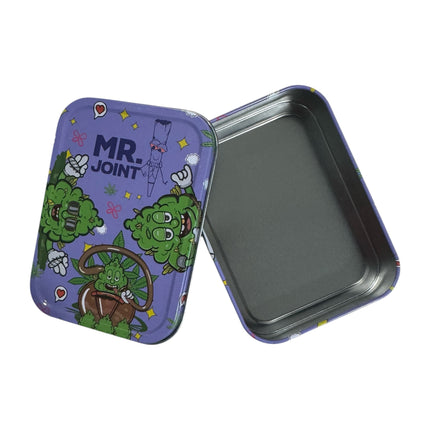 Metalen Opbergdoos Mr Joint 11x8 cm – Cartoon Design Blikje
