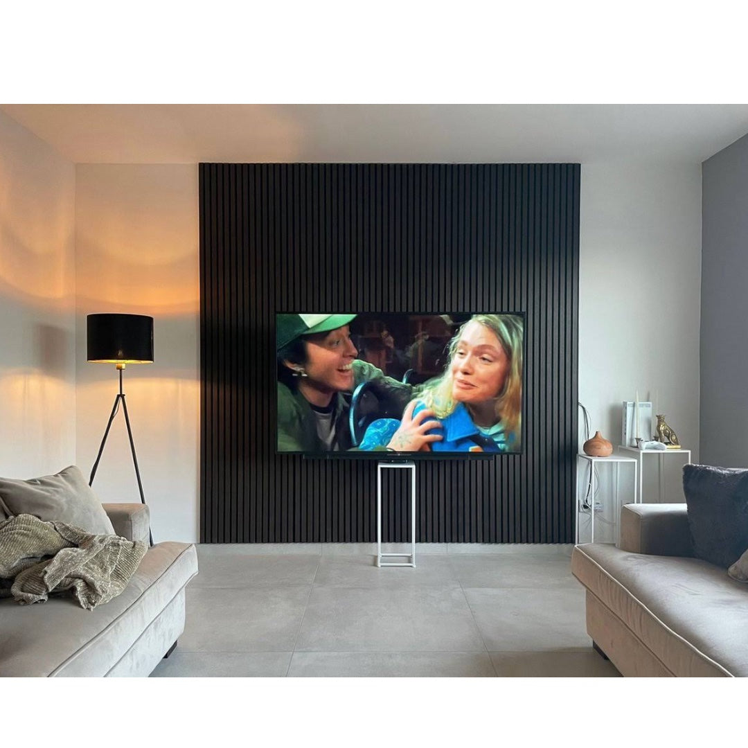 Black Ash Acoustic Wall Panel 270 x 60 x 2.1 cm