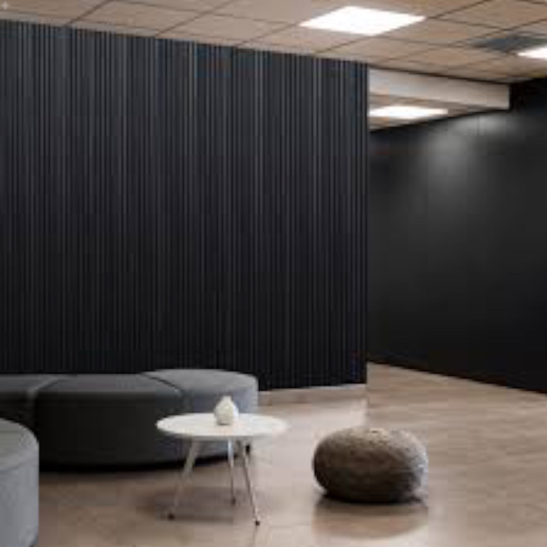 Black Ash Acoustic Wall Panel 270 x 60 x 2.1 cm
