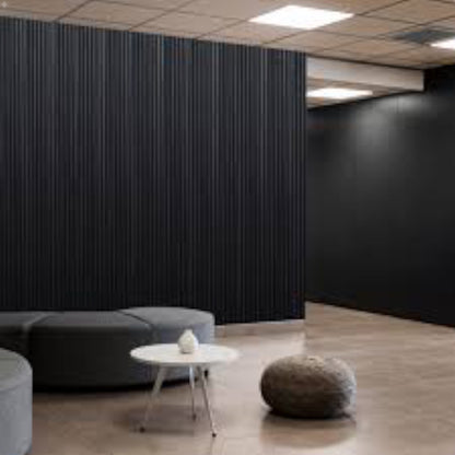 Black Ash Acoustic Wall Panel 270 x 60 x 2.1 cm