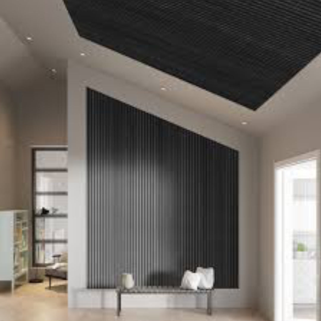 Black Ash Acoustic Wall Panel 270 x 60 x 2.1 cm