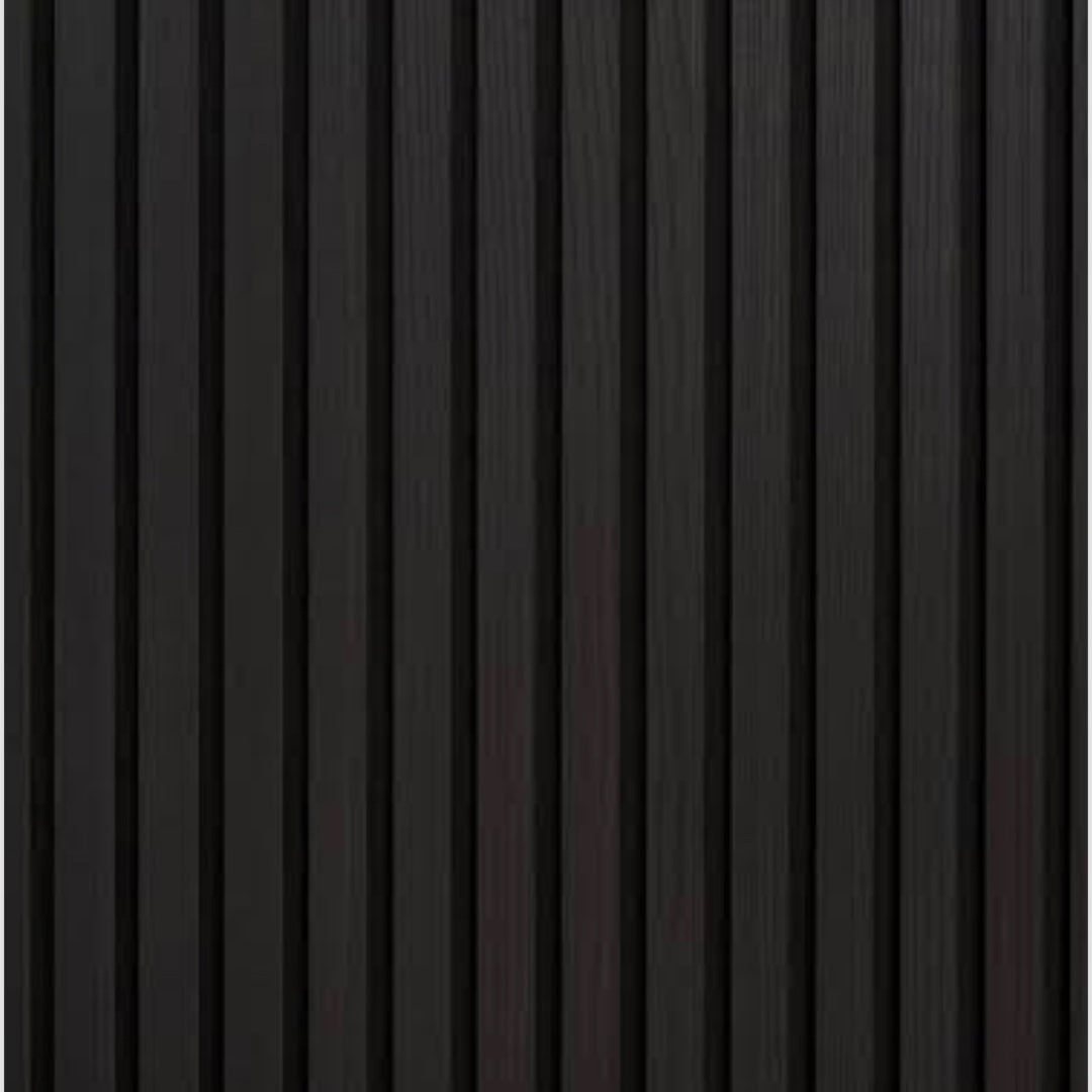 Black Ash Acoustic Wall Panel 270 x 60 x 2.1 cm